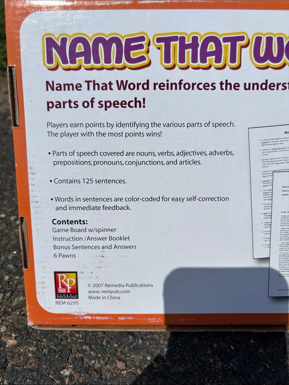 Name That‎ Word! Kids Educational Word Game - Orange